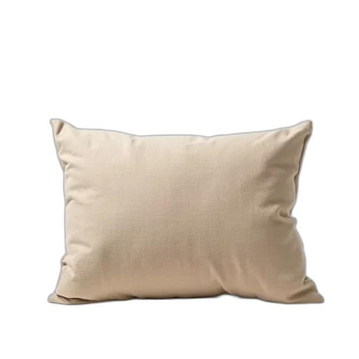 furniture, photorealistic, 3d render, earth tones, beige, pillow, textured, surface transparent PNG cut-out