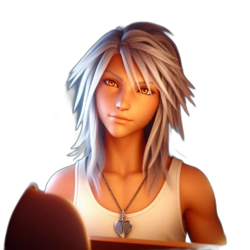 face, hair, staff, fantasy art, concept art, 3d render, photorealistic, character transparent PNG cut-out