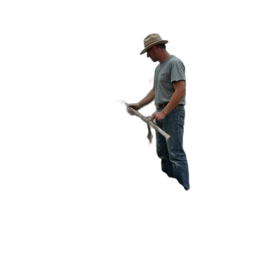 staff, hat, weapon, animal transparent PNG cut-out