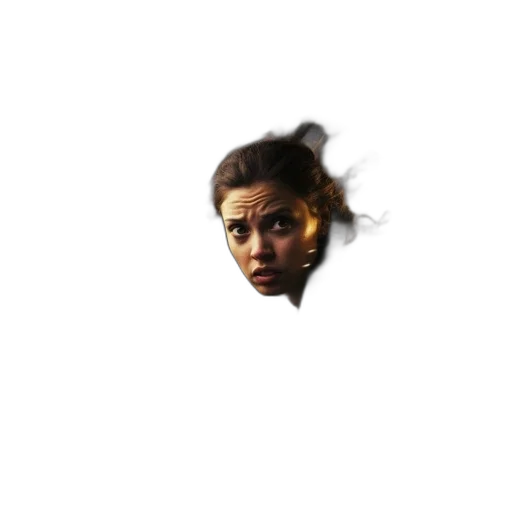 face, mask, hair, creature, pixel art, photorealistic, concept art, comic book art transparent PNG cut-out