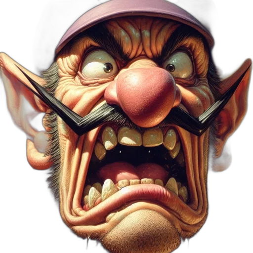 face, mask, staff, creature, photorealistic, 3d render, concept art, fantasy art transparent PNG cut-out