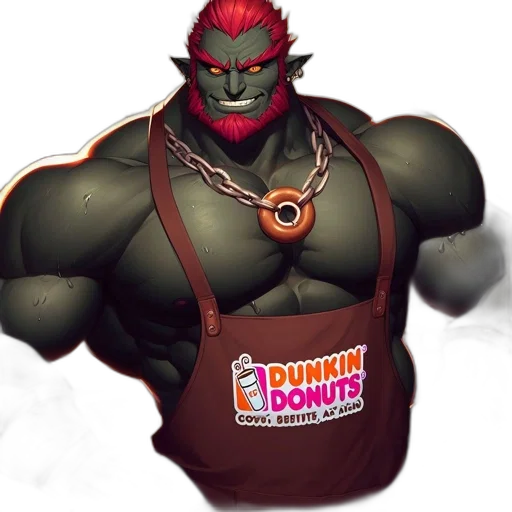 food, creature, concept art, 3d render, comic book art, fantasy art, intensely, depicted transparent PNG cut-out