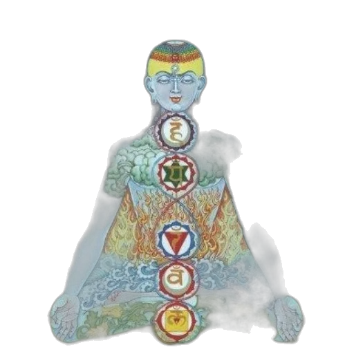 jewelry, concept art, poster, featuring, person, meditative, pose, chakra transparent PNG cut-out