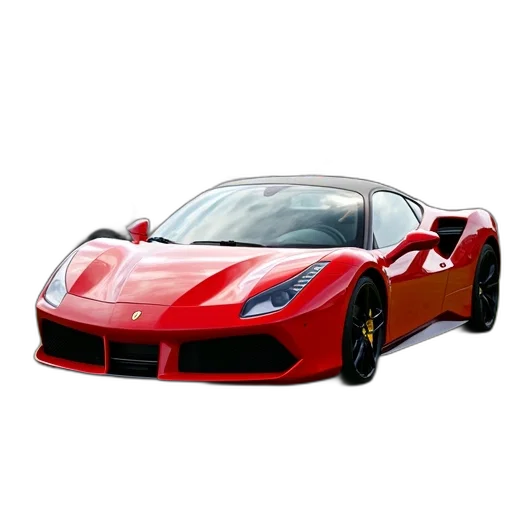 car, weapon, animal, 3d render, photorealistic, concept art, red, sports transparent PNG cut-out