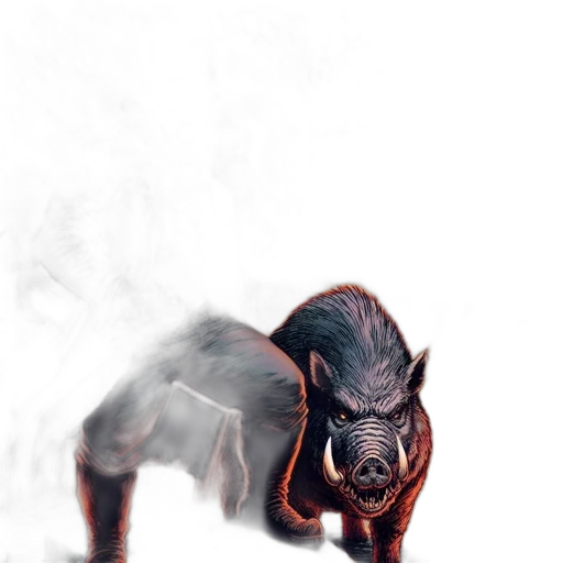 animal, creature, dragon, mask, photorealistic, concept art, fantasy art, watercolor transparent PNG cut-out