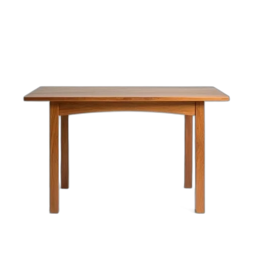 furniture, 3d render, wooden, table, smooth, polished, surface, simple transparent PNG cut-out