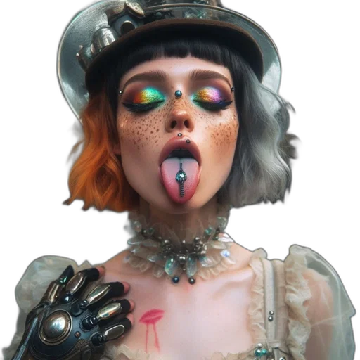 jewelry, face, mask, robot transparent PNG cut-out
