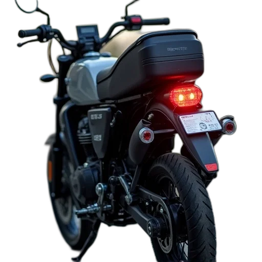 3d render, photorealistic, concept art, 20ah, lithium, backpack, motorcycle, charger transparent PNG cut-out