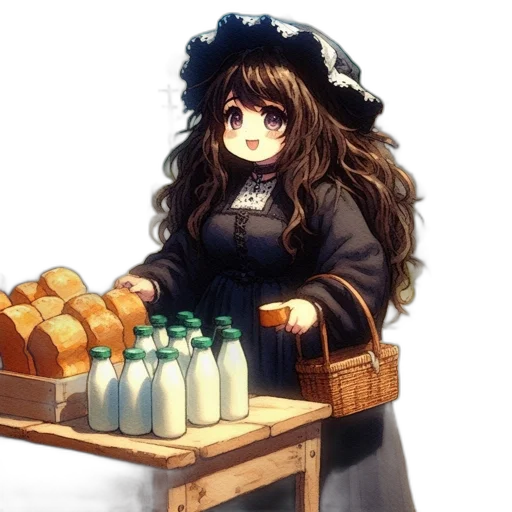 food, bottle, dress, weapon, anime, pixel art, concept art, photorealistic transparent PNG cut-out