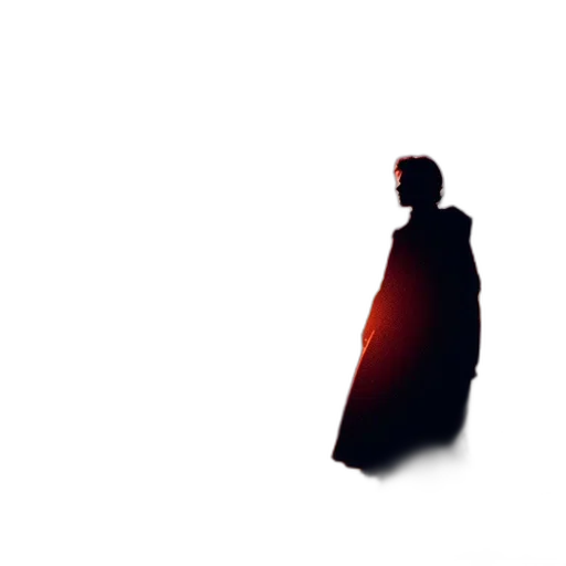 jacket, staff, umbrella, sword, concept art, pixel art, 3d render, comic book art transparent PNG cut-out
