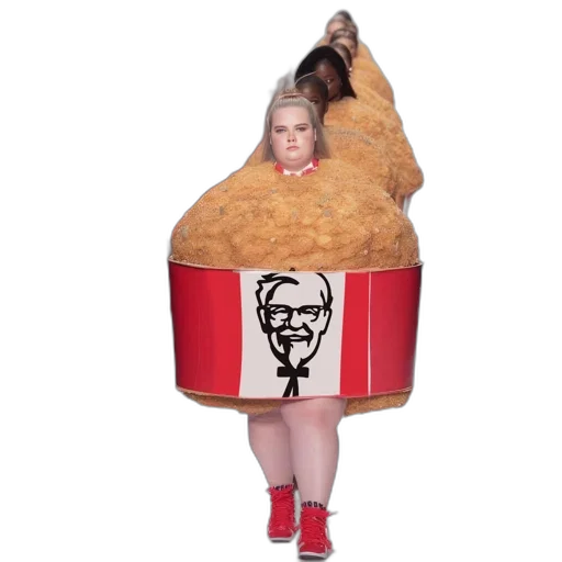 food, jacket, dress, hat, unique, fashion, show, features transparent PNG cut-out