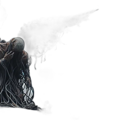 creature, hair, robot, dragon, concept art, fantasy art, comic book art, cyberpunk transparent PNG cut-out
