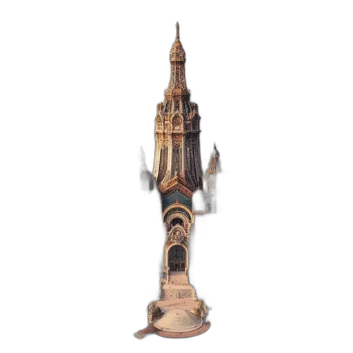staff, weapon, sword, building, 3d render, concept art, photorealistic, fantasy art transparent PNG cut-out