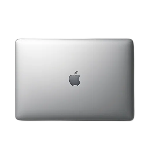 weapon, 3d render, photorealistic, monochrome, gray, macbook, air, inch transparent PNG cut-out