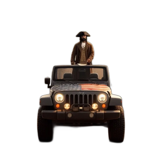 car, hat, animal, robot, concept art, 3d render, photorealistic, 18th transparent PNG cut-out
