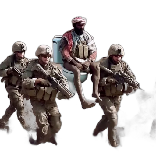 concept art, fantasy art, pixel art, comic book art, pastel, four, soldiers, carry transparent PNG cut-out