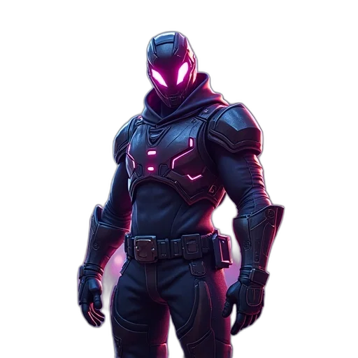 jacket, mask, robot, weapon transparent PNG cut-out