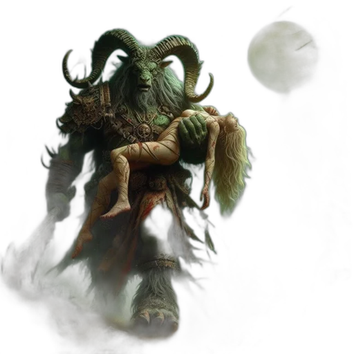 creature, dragon, staff, mask, concept art, fantasy art, 3d render, photorealistic transparent PNG cut-out