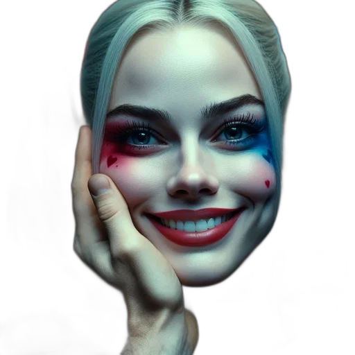 face, mask, robot, creature, photorealistic, 3d render, concept art, comic book art transparent PNG cut-out