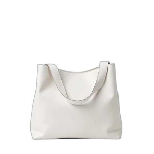 monochrome, leather, white, shoulder transparent PNG cut-out
