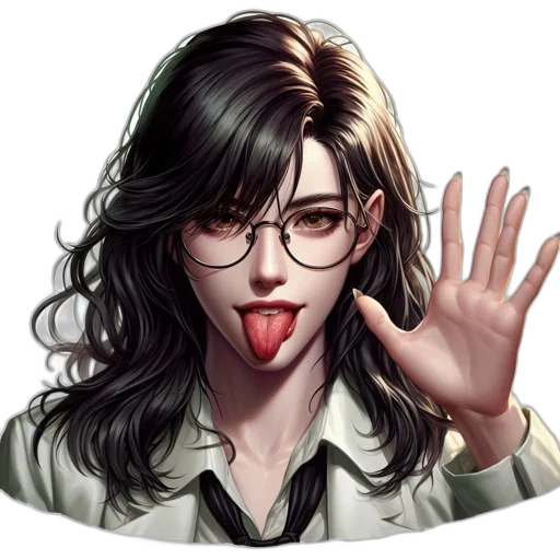 staff, face, pixel art, comic book art, photorealistic, cartoon, illustration, portrays transparent PNG cut-out
