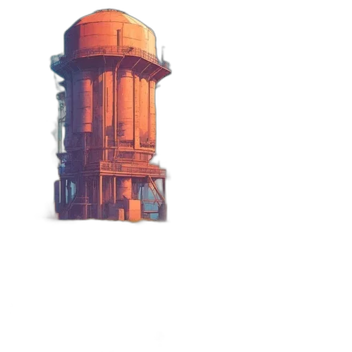 building, robot, dress, weapon, 3d render, concept art, pixel art, watercolor transparent PNG cut-out