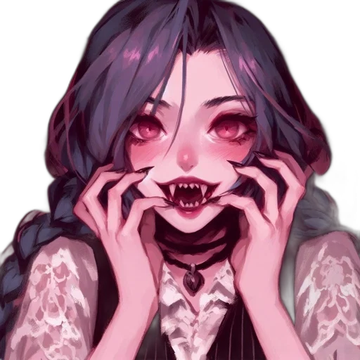 creature, mask, face, pixel art, concept art, fantasy art, anime, dark transparent PNG cut-out