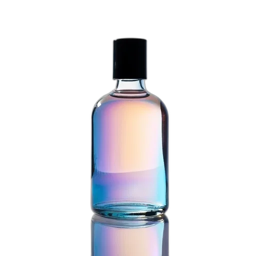 bottle, hair, dress, crown, vaporwave, 3d render, photorealistic, pastel transparent PNG cut-out