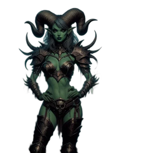 concept art, fantasy art, comic book art, pixel art, green, dark, fantasy, character transparent PNG cut-out