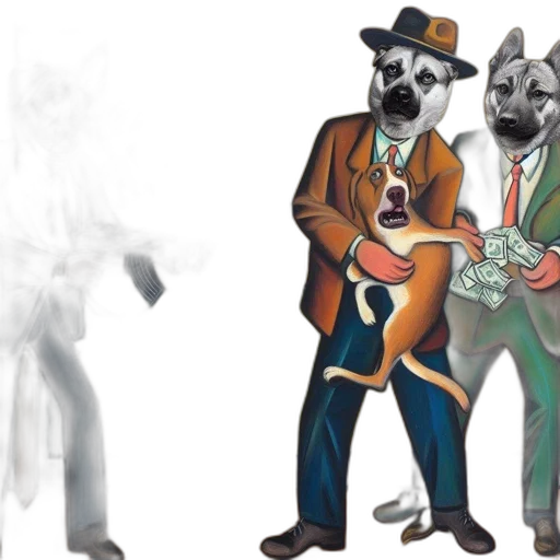 mask, concept art, 3d render, cartoon, comic book art, humorous, surrealist, painting transparent PNG cut-out