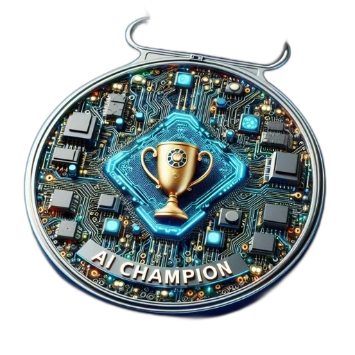 jewelry, crown, champion, medal, depicts, golden, trophy, blue-lit transparent PNG cut-out