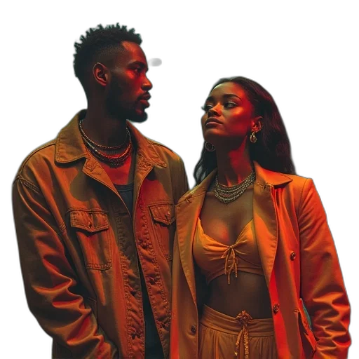 jacket, neon lights, fire, lunatics, lutanfyah, luton, flyah, mixtape transparent PNG cut-out