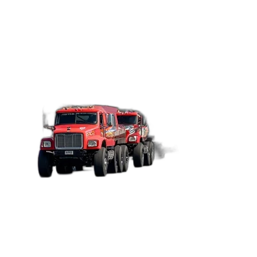 car, 3d render, pixel art, concept art, photorealistic, group, racing, trucks transparent PNG cut-out