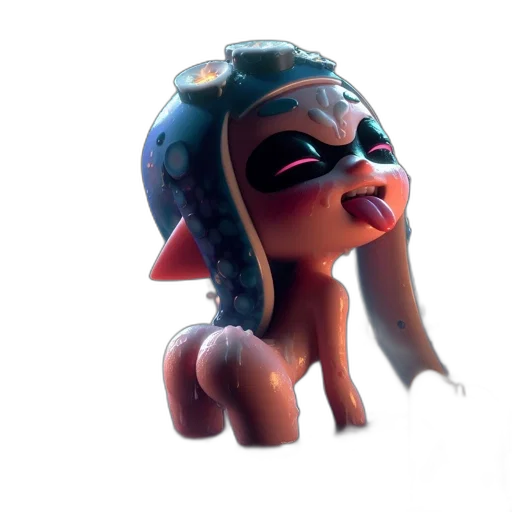 creature, mask, animal, staff, concept art, 3d render, fantasy art, pixel art transparent PNG cut-out