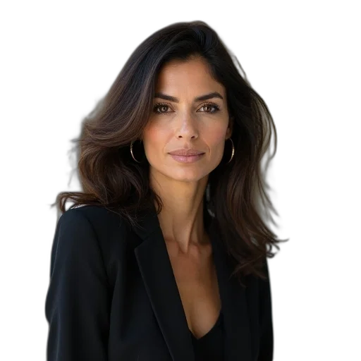 staff, face, jacket, jewelry, anupa, goldberg, executive, founder transparent PNG cut-out
