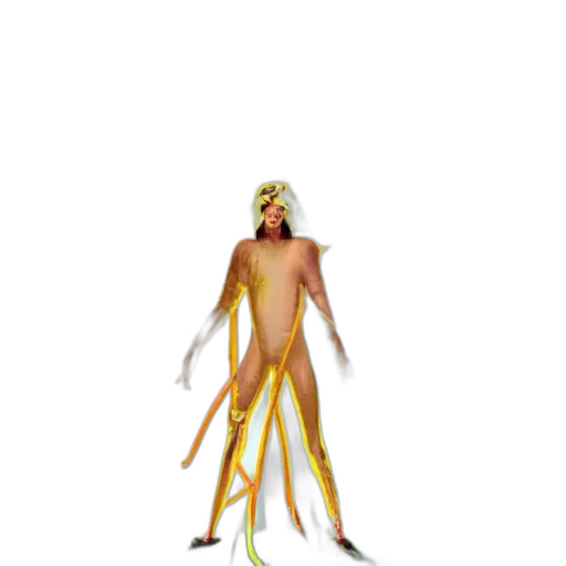 creature, staff, mask, animal transparent PNG cut-out
