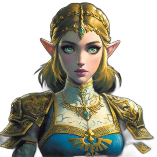face, staff, crown, jewelry, fantasy art, concept art, pixel art, 3d render transparent PNG cut-out