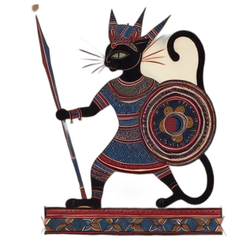 mask, staff, sword, weapon, concept art, fantasy art, 3d render, anthropomorphic transparent PNG cut-out