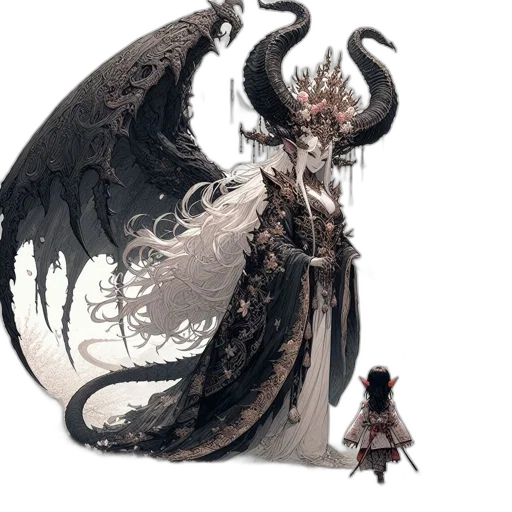 dragon, creature, weapon, sword, concept art, fantasy art, pixel art, comic book art transparent PNG cut-out