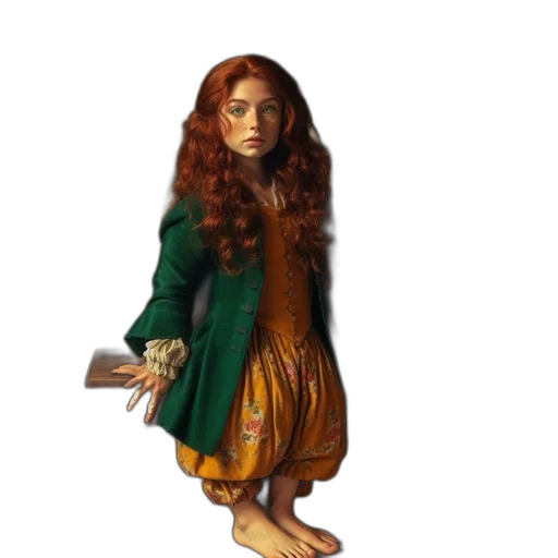 dress, staff, 3d render, concept art, fantasy art, photorealistic, portrayal, young transparent PNG cut-out