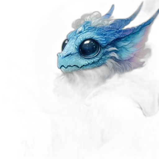 dragon, mask, creature, animal, fantasy art, concept art, photorealistic, 3d render transparent PNG cut-out