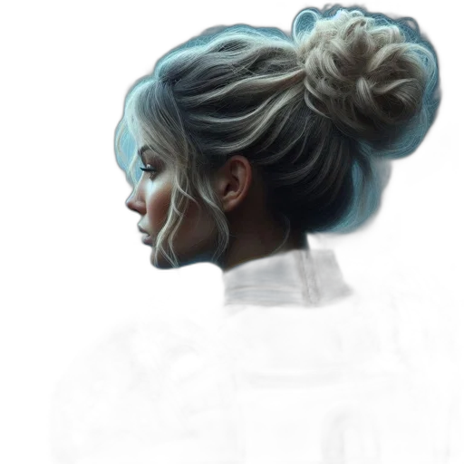 face, hair, mask, crown, concept art, photorealistic, oil painting, fantasy art transparent PNG cut-out