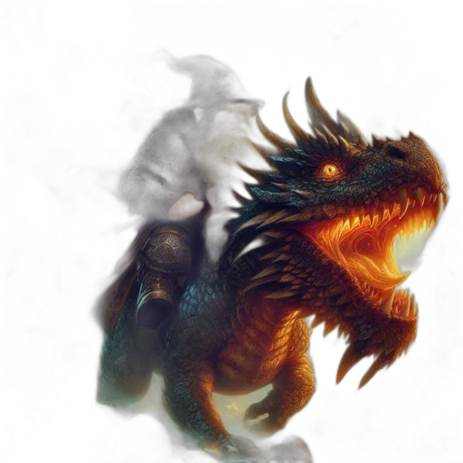 dragon, creature, animal, mask, fantasy art, concept art, photorealistic, 3d render transparent PNG cut-out