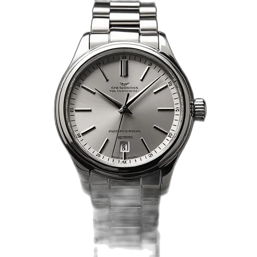 jewelry, monochrome, silver, watch transparent PNG cut-out