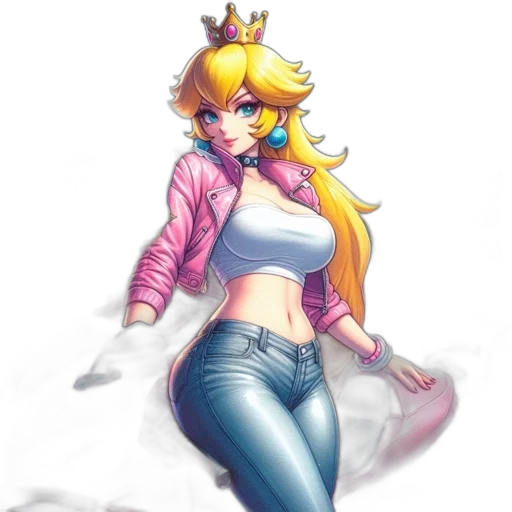 crown, dress, jacket, concept art, pixel art, fantasy art, watercolor, pastel transparent PNG cut-out