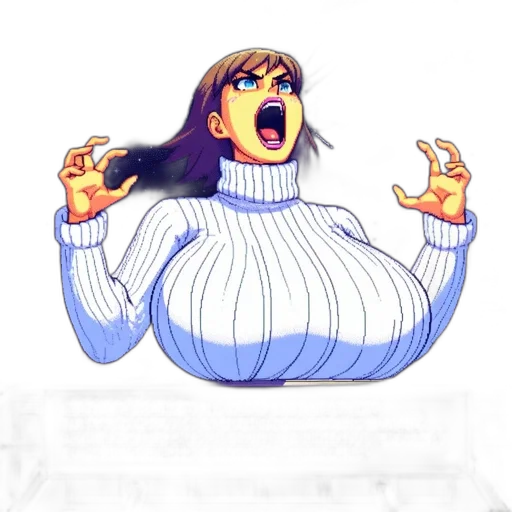 dress, jacket, creature, robot, concept art, anime, cartoon, pixel art transparent PNG cut-out