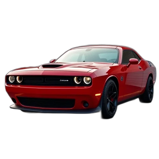 car, photorealistic, 3d render, red transparent PNG cut-out