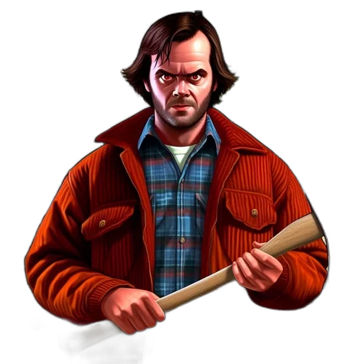 jacket, weapon, staff, concept art, pixel art, comic book art, photorealistic, individual transparent PNG cut-out