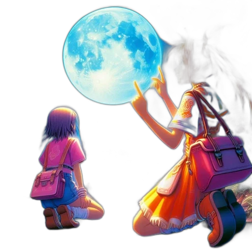 umbrella, weapon, concept art, watercolor, vaporwave, anime, outer space, fire transparent PNG cut-out