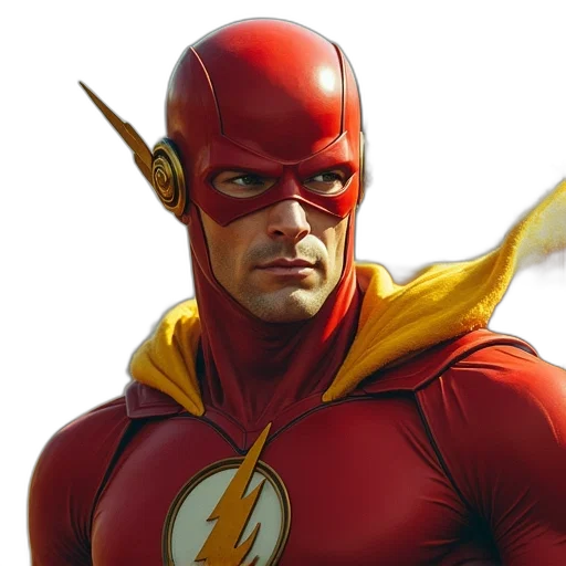 comic book art, concept art, flash, gordon transparent PNG cut-out